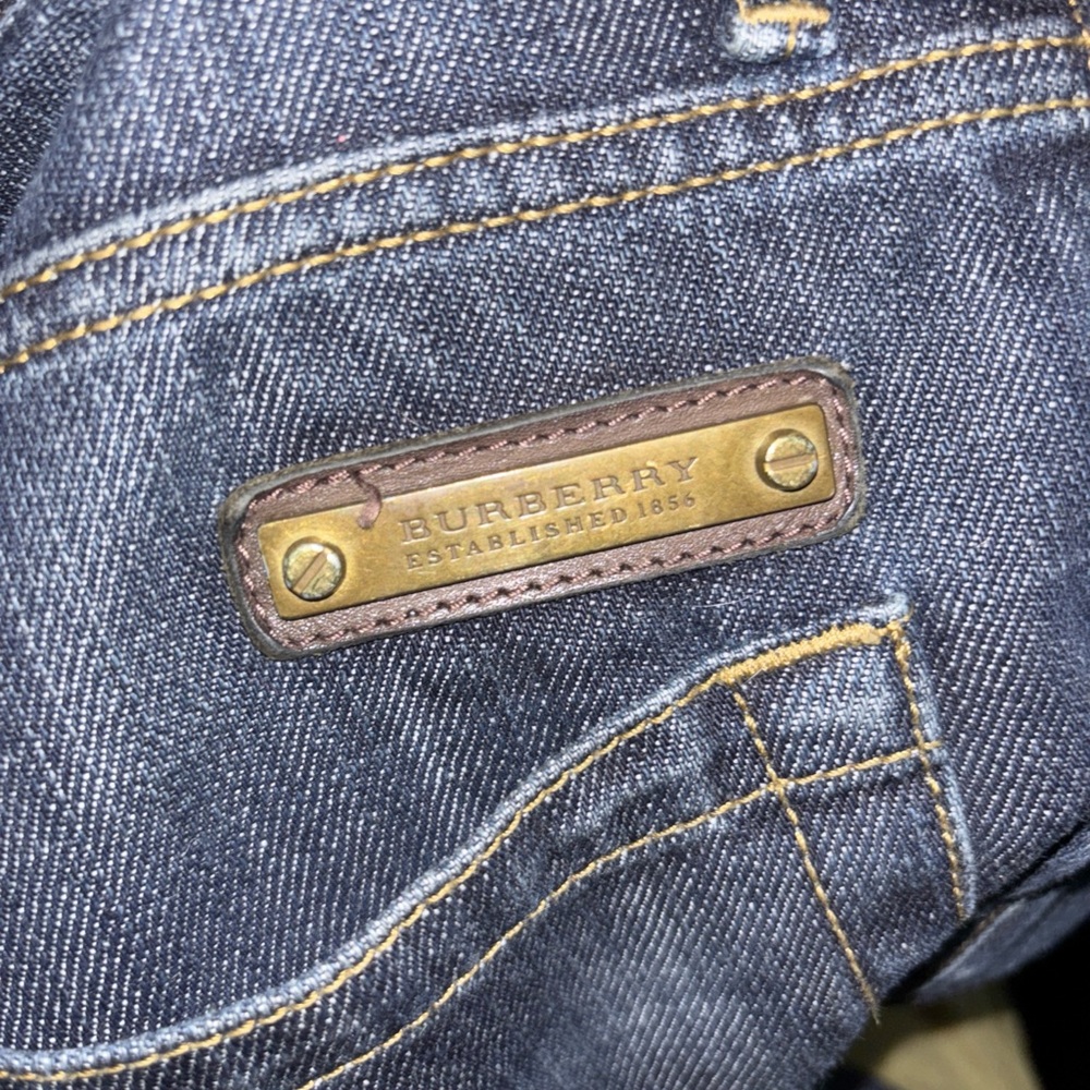 Burberry Blue Straight Jeans Classic Fit - Picture 3 of 11
